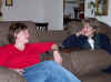 Nancy & daughter-in-law, Sara, enjoy a chat