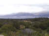 view of Bariloche from across lake Nahuel Huapi